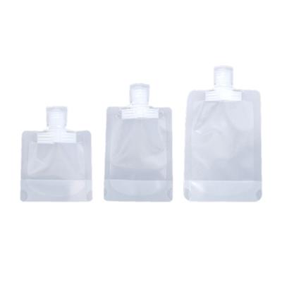 Wiederverwendbarer Beutel mit Klappverschluss für flüssiges Make-up 30 ml, 50 ml und 100 ml Lotion-Spenderbeutel