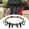 Treestand Strap Multi Hook Hangers Hunting Gear Equipment Hanger With Metal Coated Tree Saddle Platform For Hunting Bow