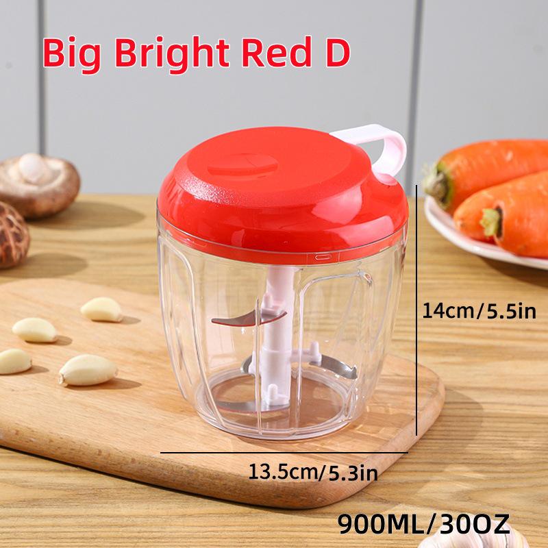 Manual Kitchen Garlic Press & Chopper - Ginger Mincer & Meat Grinder Combo