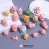 Micro Landscape Pig Resin Ornaments: Handmade Creative Desktop Decor