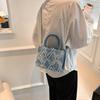 Summer New Fashion Simple Small Square Bag Retro Handbag Casual Crossbody Bag Popular Bag for Women