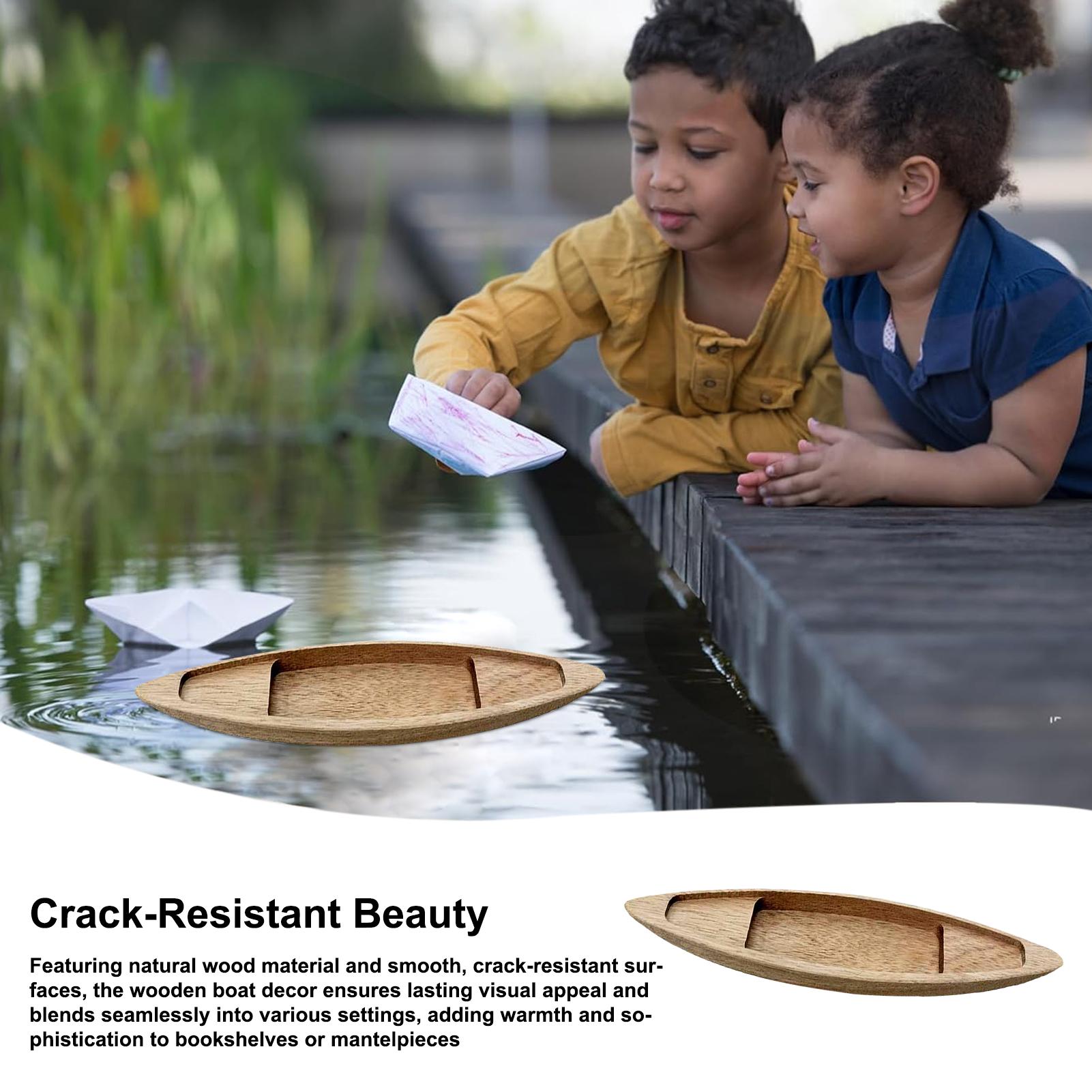 

Wooden Boat Decor Small Canoe Fish Tank Decorations Unfinished Wood Boat Toy Room Decor For Home Bedroom Living Room Desktop China Mainland