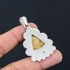 Pear Brecciated Mookaite Gemstone Wife Anniversary Pendant Jewelry 925 Silver