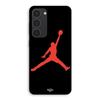 Phone Case - MANIACASE - Samsung Galaxy S23 Plus - Jordan Logo 23 - Silicone - Red