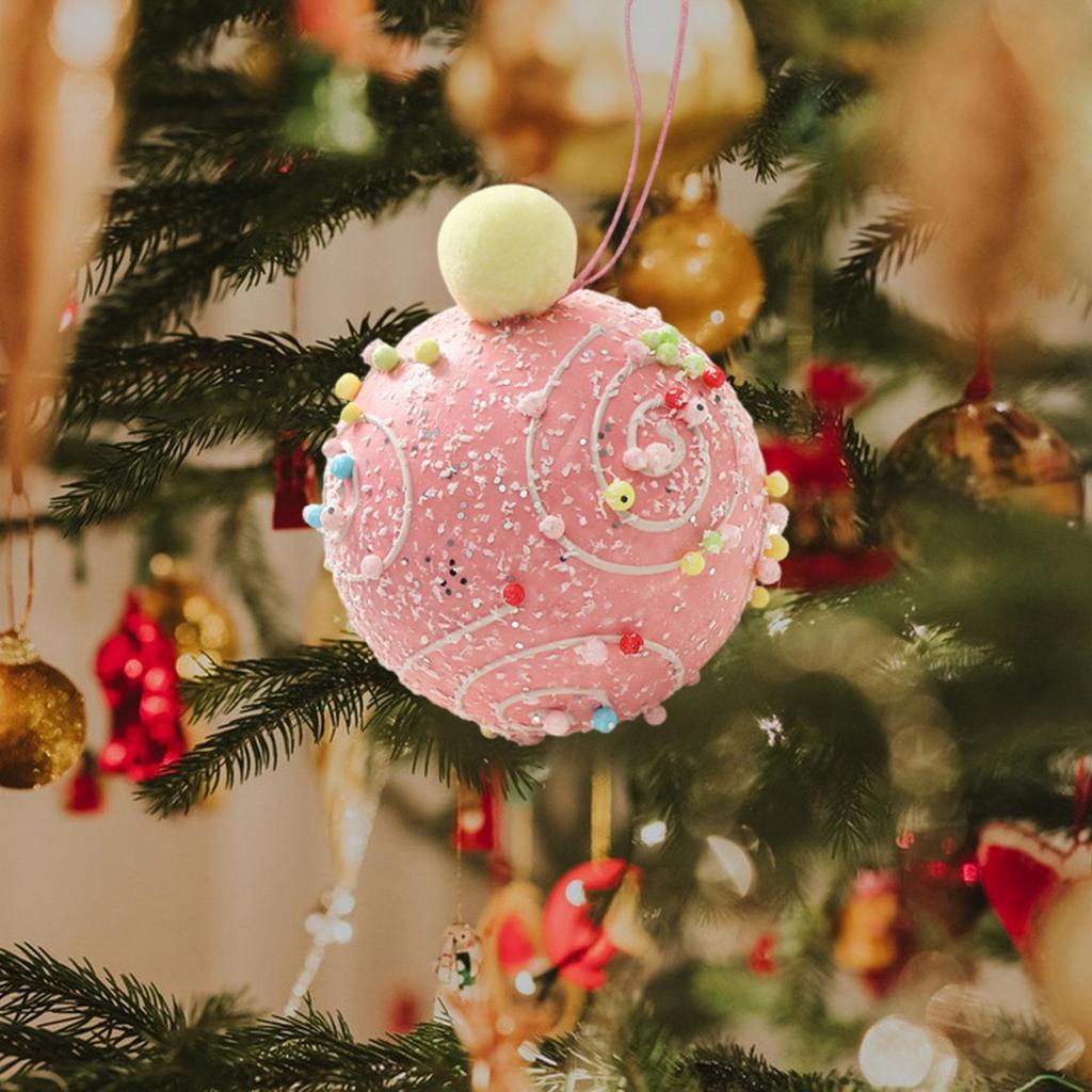 Weihnachtskugel Ornament Dekorative Kugeln Leichte Schaumstoffkugel Anhänger Tropfen für Bauernhaus Schlafzimmer Geburtstag Feiertag Hochzeit