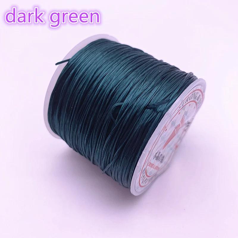 50M/Roll Colorful Flexible Elastic Crystal Line Rope Cord For Jewelry Making Beading Bracelet Wire Fishing Thread Rope