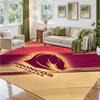 Brisbane Broncos Design Crystal Velvet Rug Soft Decorative Mat for Bedroom Entrance