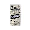 Transparent Square Back Tube Case Casing Protection For iPhone 14 Pro Max 13 16 ProMax 15 Plus 11 12 Anti-Oxygen,Lucky Cartoon Pattern