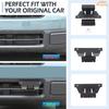 Suporte de Placa de Licença Frontal para Carro Sem Furo Compatível com Acessórios Ford Maverick 2022-2025, Suporte Metálico Lateral para Placa de Licença de Reboque na Grade Frontal