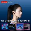 Lenovo GT100 True Wireless Gaming Earbuds – Bluetooth 6.0,38 ms Ultra-Low Latency,AI Noise-Cancelling Quad-Mic,23 h RGB LED Case