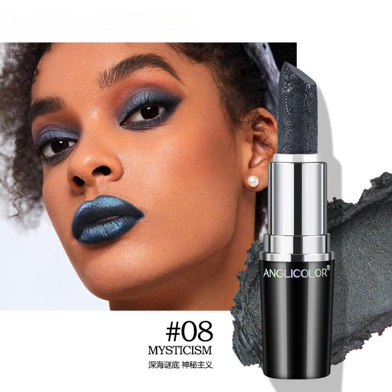 Carved Shiny Lipstick Pearl Lipstick Non-Stick Cup Long-lasting Moisturizing Lip Balm Non-Fading Glitter Lip Balm Contains No Preservatives