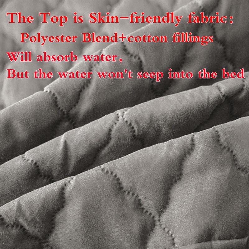100% Waterproof Mattress Protector Thicken Bed Cover Bedsheet Waterproof Bed Sheet Skin-friendly