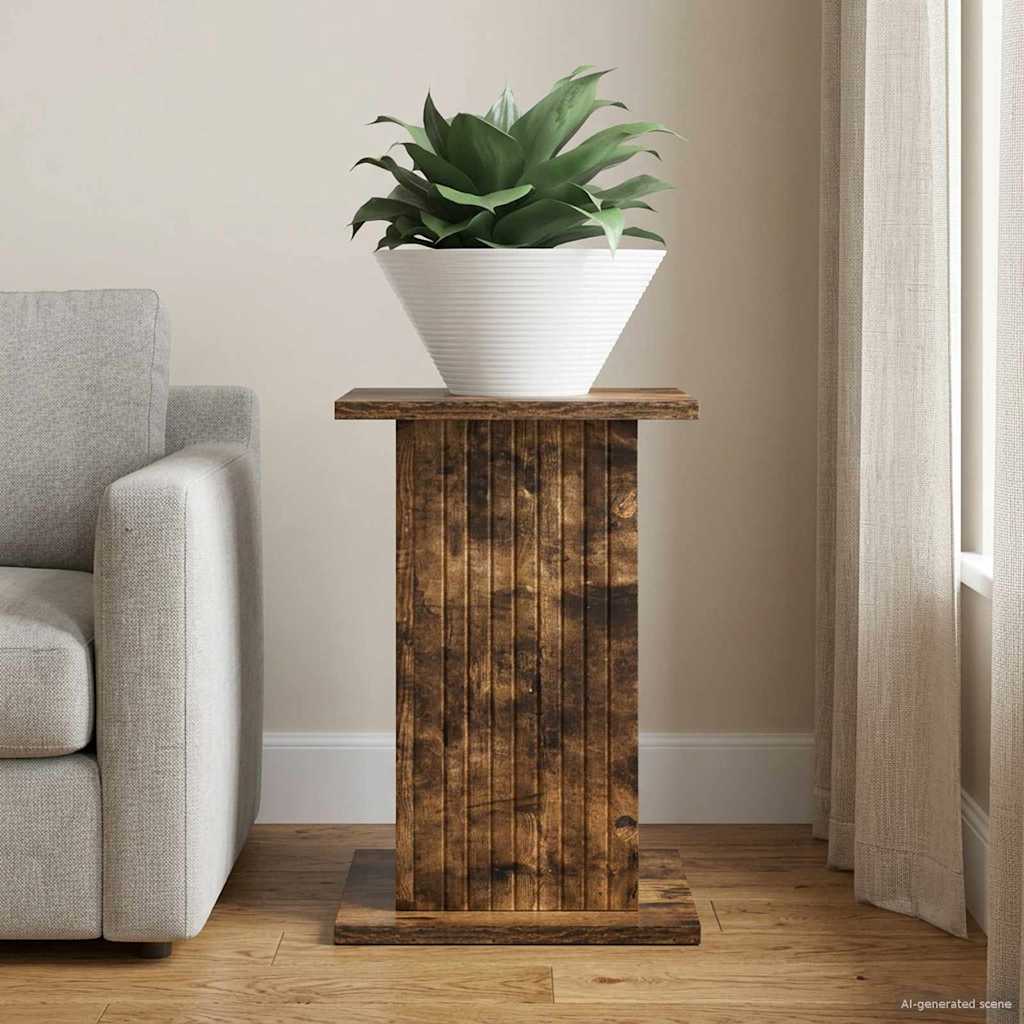 Plant Stand Smoked Oak 30.5 X 30 X 43 Cm