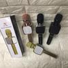 Handheld Bluetooth Karaoke Microphone 1Pcs Wireless Built-in Sound Card Portable Mic for Phone Family Singing Entertainment Gift