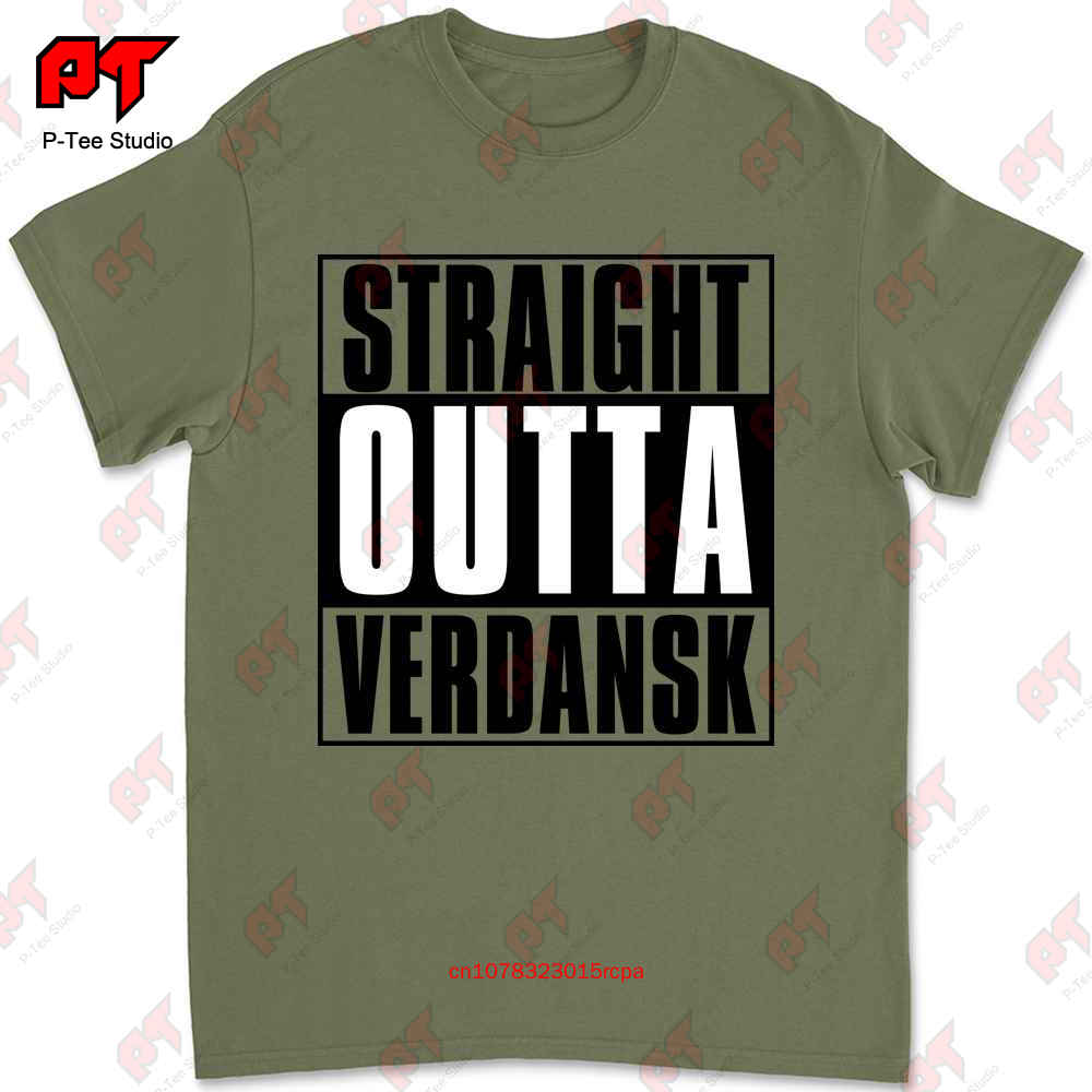 Gaming Duty Call Zone Of War Straight Outta Verdansk Tshirt S457