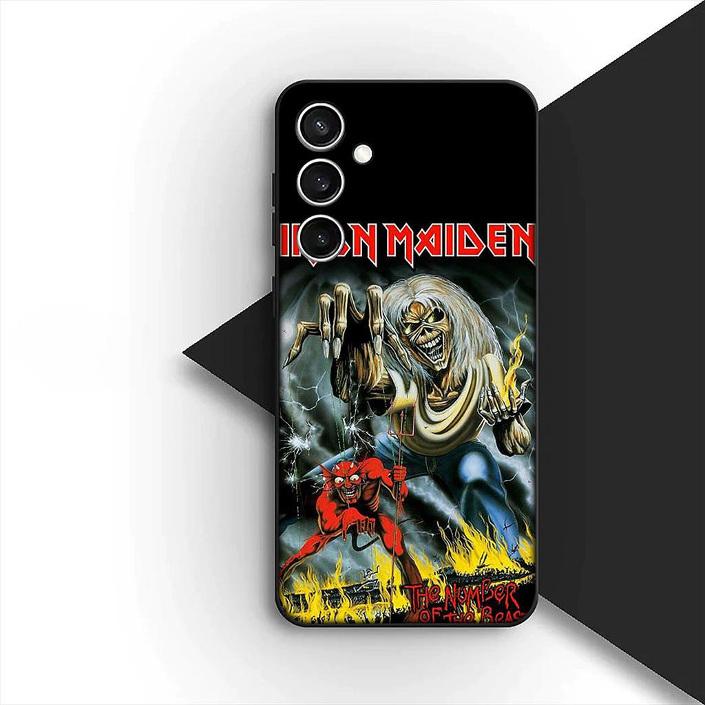 I-Irons Rock M-Maidens Phone Cover for Samsung Galaxy A37 A13 A14 A23 A33 A34 A70 A71 A72 S10 Lite S9 Plus A18 Protective Case
