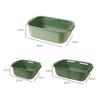 Double Layer Telescopic Drain Basket Detachable Kitchen Supplies Retractable with Handles fruits and