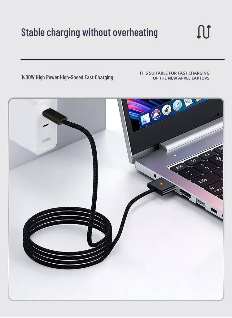 140W Type-C To MagSafe 3 Fast Charging Cable for MacBook