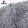 Pierre Cardin Men's Mock Layered Shirt Collar Knit Sweater
