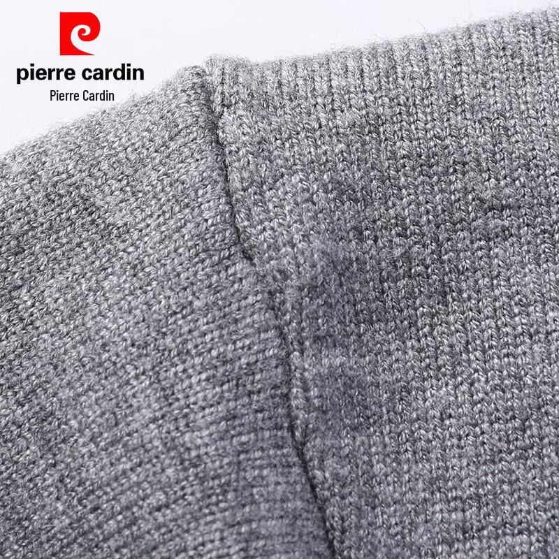 Pierre Cardin Men's Mock Layered Shirt Collar Knit Sweater