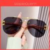 Usa Pilot Sunglasses Vintage Double Bridge Metal Frame Uv400 For Fashion Sun Protection