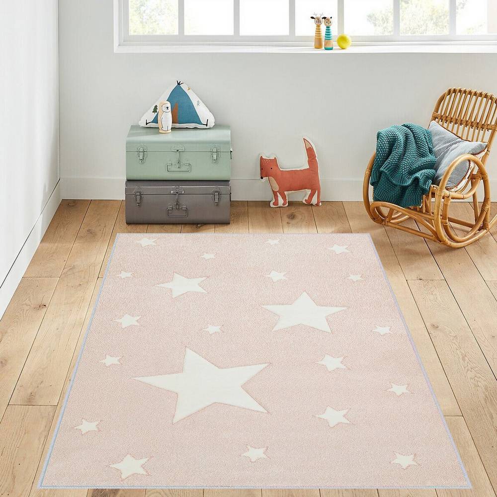 

Rovigo Home Моющийся ковер с принтом RGHM4048 80X150 розовый