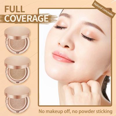 Cushion Cream Conceals Concealer For A Long Time Without Makeup Removal And Powder Sticking Cushion Moisturizing And Natural Concealer Base 5ML