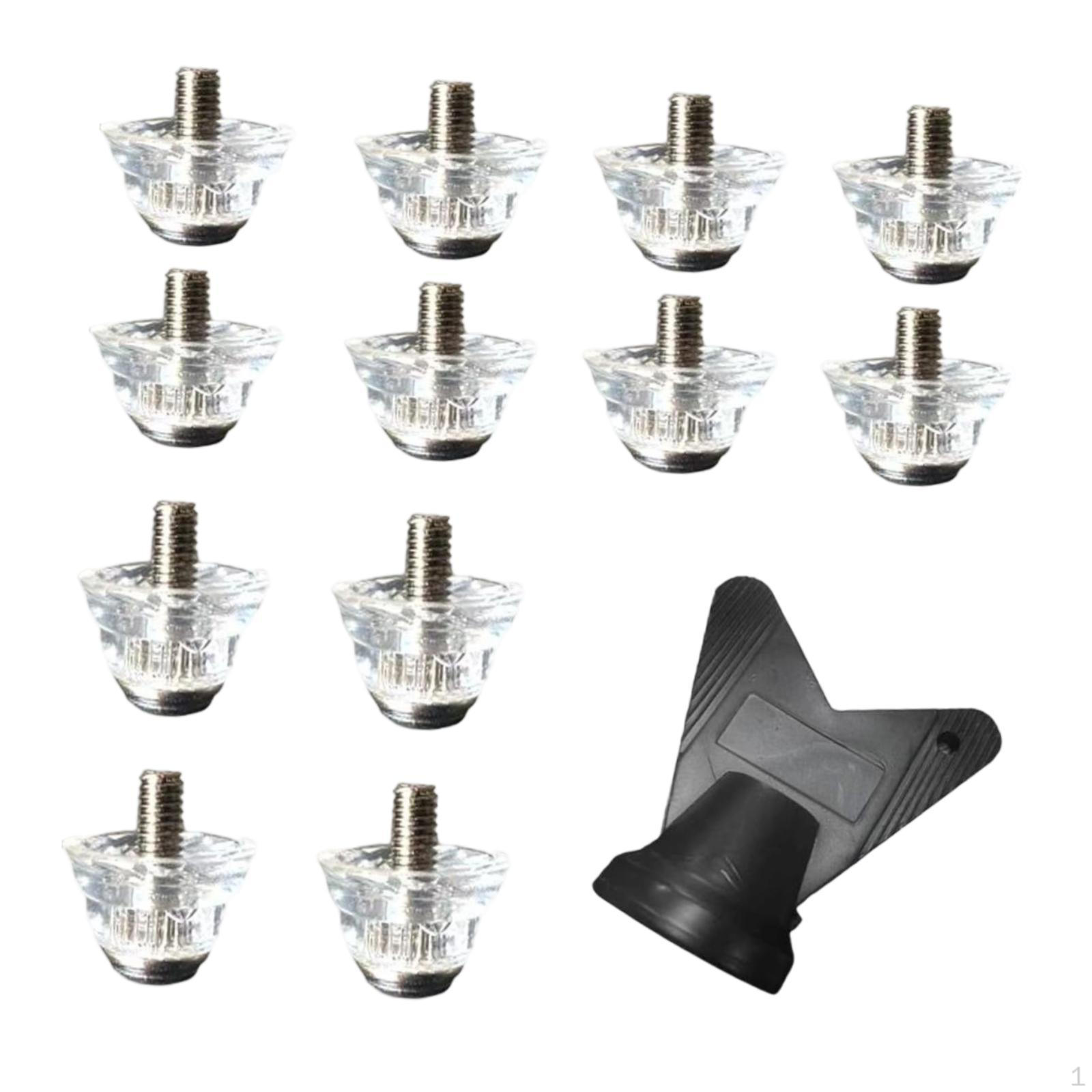 

Набор из 12 вкручивающихся футбольных шипов для соревновательной обуви, портативные и универсальные, регби 13mm 16mm