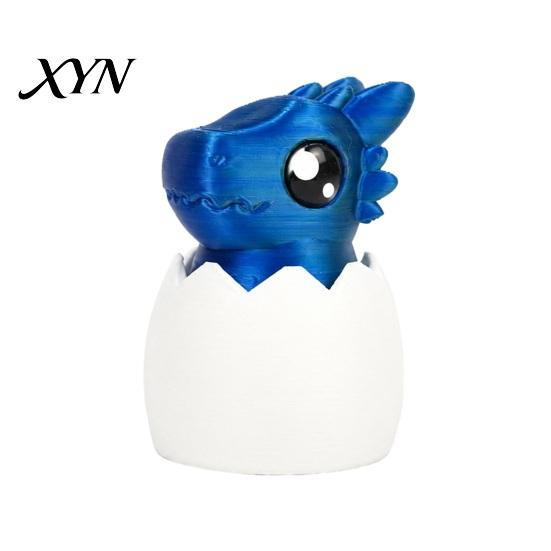 Dinosaur Egg Stress Reliever Fidget Clicker, 3D Printed Cute Keyboard Clicker Toy Toy, Relief for Office Desk Students Kids