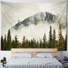 Mountain And River Impression Painting Tapestry Wall Hanging Psychedelic Hills Natural Scenery Witchcraft Hippie Home Decor