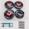 4pcs 58mm Vossen Wheels Center Hub Caps Auto Rims Dust Cover For VOSSEN Precision Series Logo Emblem Badge Car Tire Accessories