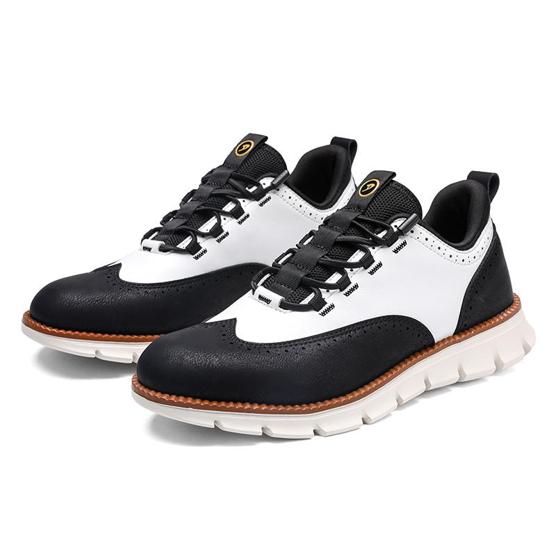Plus Big Size 50 51 52 Men's Brogue Oxford Shoes Artificial Leather Sneakers British Style Thick Sole Business Casual Shoes