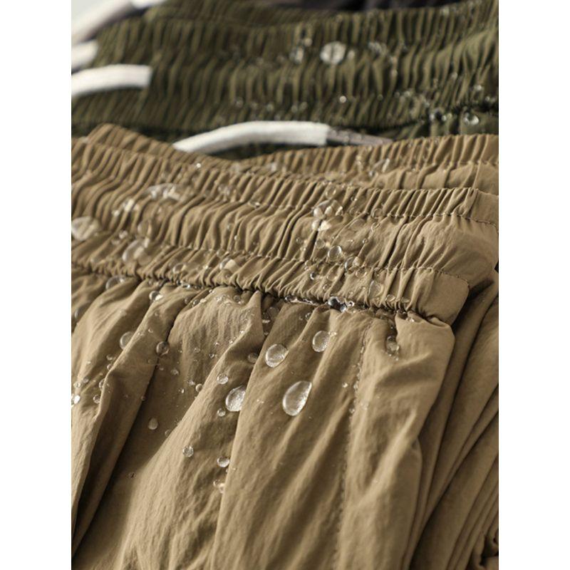 Trendy Japanese Style Quick-Drying Cargo Pants Thin Outdoor