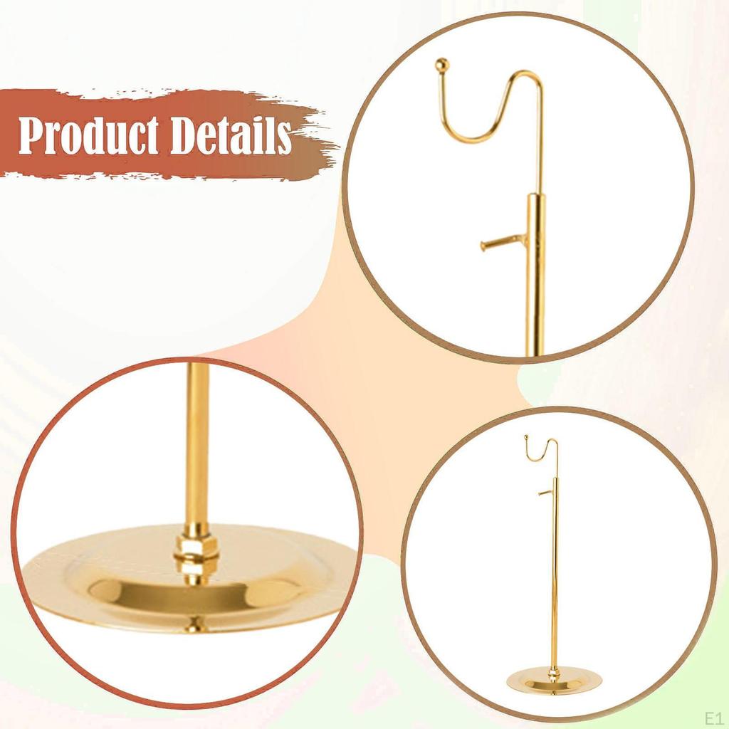 Purse Display Stand Adjustable Height for Boutique Exhibitions