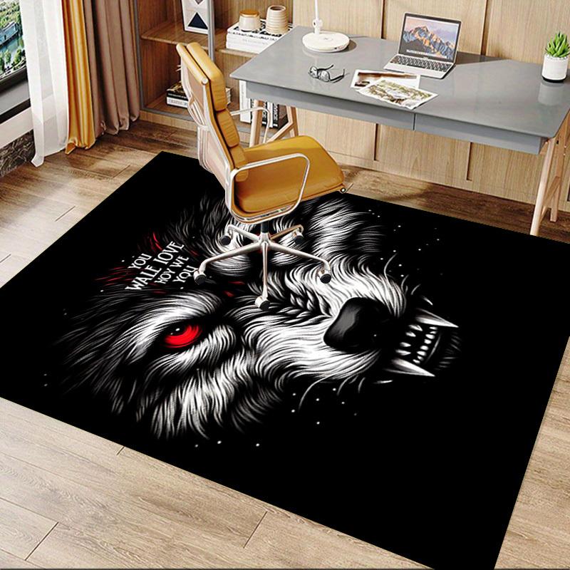 1pc Wolf Love Carpet, Office Rug Outdoor Mat Home Decor Area Carpet Festival