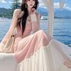 Super Good-looking Dress Women's Spring Dress New French High-end Temperament Beautiful Waist Long Dress New Chinese Style