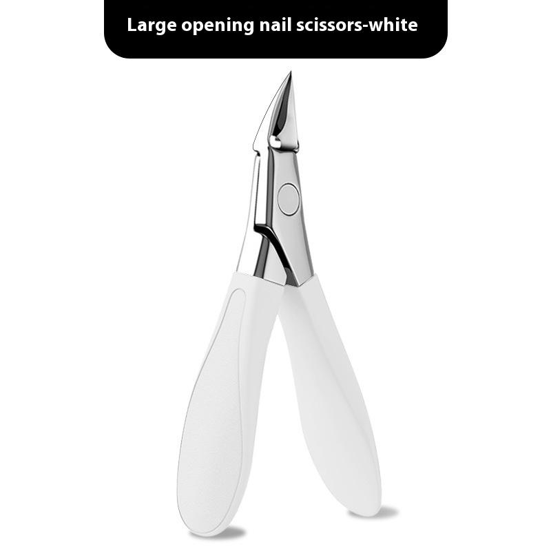 

Кусачки для ногтей Кусачки для ногтей Инструменты для педикюра и маникюра Защита от брызг Вросший паронихий Профессиональный инструмент для коррекции белый