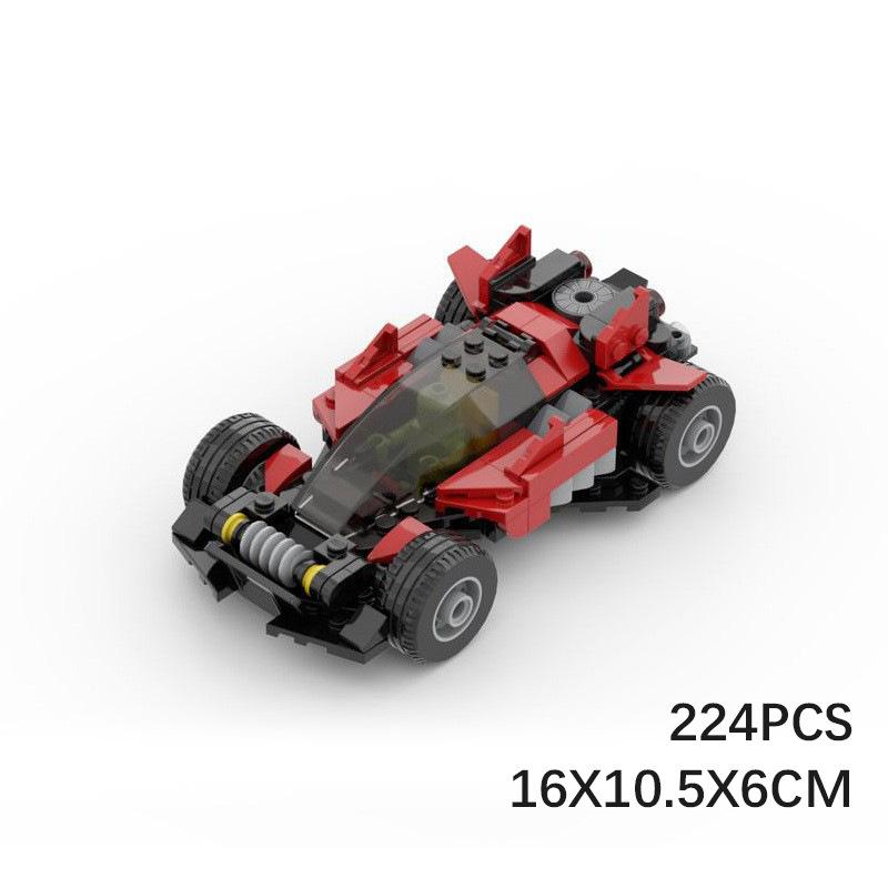 M Compatible Building Block Toy 8 Grid Car 4Wd Kid Brother Racing Dance Angel Boy Collection