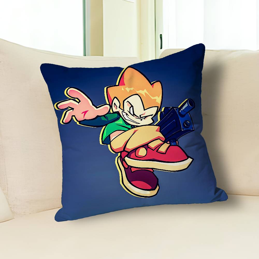 F-Friday N-Night F-Funkin Anime Celebrity Merchandise All-Match Printed Pillow Case Sofa Car Office Room Decoration Protector