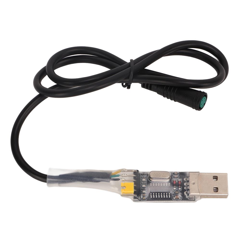 Elektrisk Sykkel USB Programmeringskabel Plast 5pin Hunn USB2.0 Plugg Midtmotor Programmering