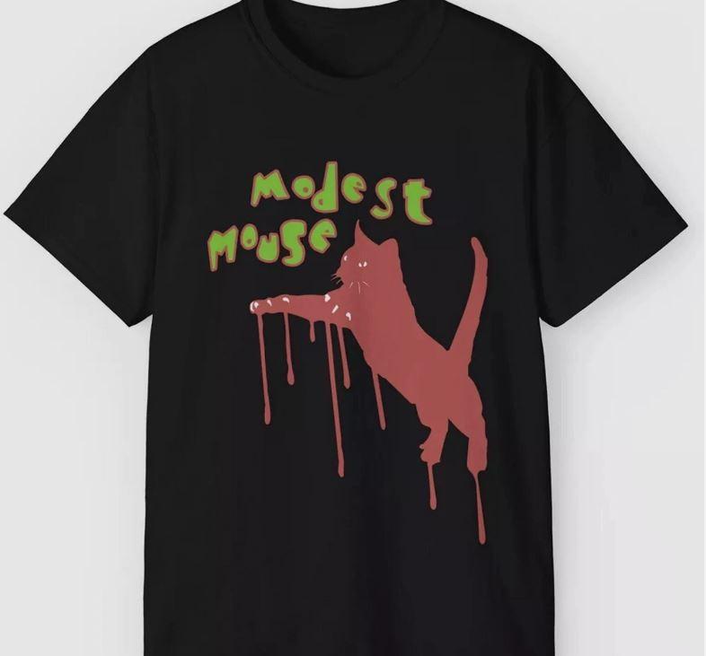 Rare Vintage Modest Mouse Cat Shirt