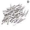 50Pc Silver Tone Metal Alligator Clip Crocodile Clamps Spring Clip Duckbill Clip