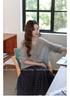 Silver Star Willow Catkins Mohair & Alpaca Ribbon Sweater Top for Women - Autumn/Winter Collection (30 Sticks)