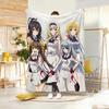 Anime I-Infinites Stratoss Throw Soft Warm Throw Blanket For Bedroom Living Room Bed Travel Camping Picnic Gift