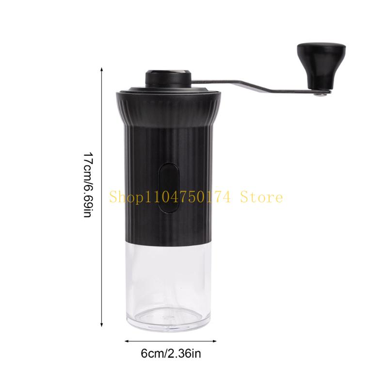 Portable Manual Coffee Grinders Compact Designs Nonrust Steel Burr Adjustable Coarseness For Travels Camping Office Use top sale