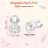 32Pcs Magnets Push Pins Strong Fridge Magnets Magnetic Whiteboard Decorative Thumbtacks for Refrigerator Locker Calendar Office