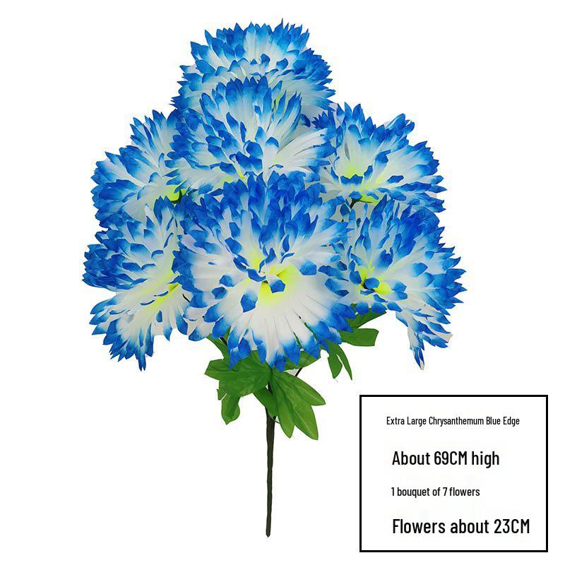 Qingming Chrysanthemenstrauß: Seidenblumen (künstlich) für das Gräberfegen und Friedhofsgedenken