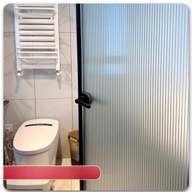Frosted Glass Sticker with Glue, Opaque To Light, Bathroom Window Sticker, Anti-light and Anti-peeping Glass Film