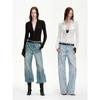 Women's Modern Wool Knit Slim-Fit Shirt