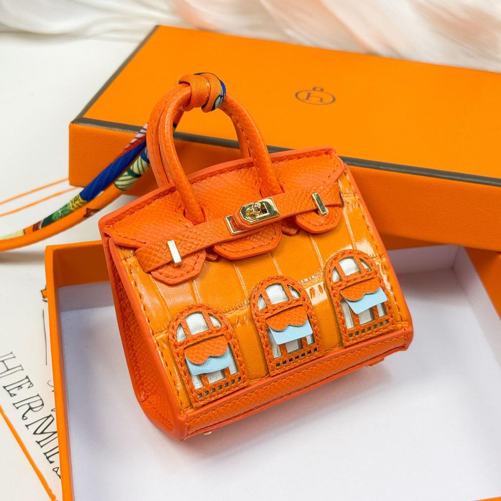 Neuer modischer Mini-Kleinhäuser-Taschenanhänger kleine Tasche süßer Taschenanhänger Mund roter Umschlag Kopfhörertasche Autoschlüsselanhänger